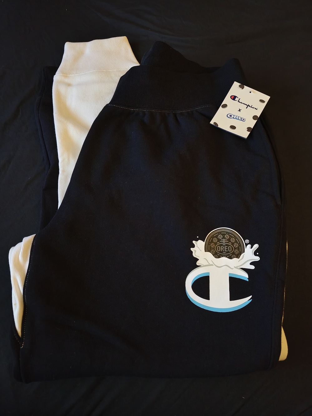 Champion/ Oreo Men's Black Jogger Bottoms